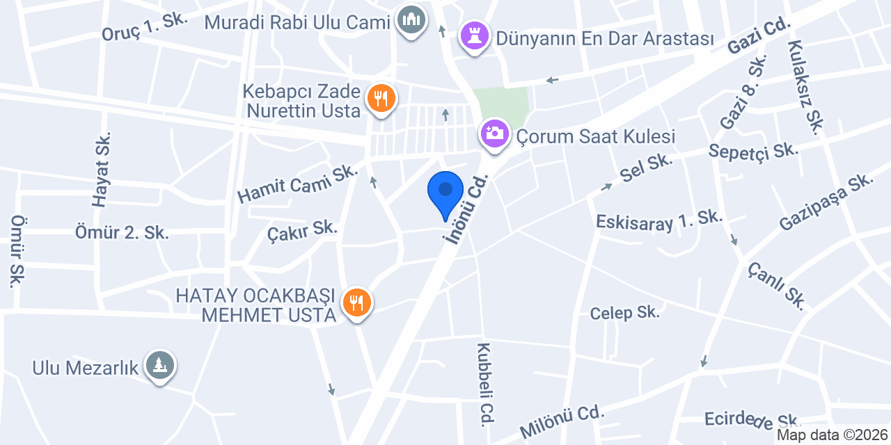 Tüzün Çevre Sağlık Dan. ve İnş. Tic. Ltd. Şti. konumu