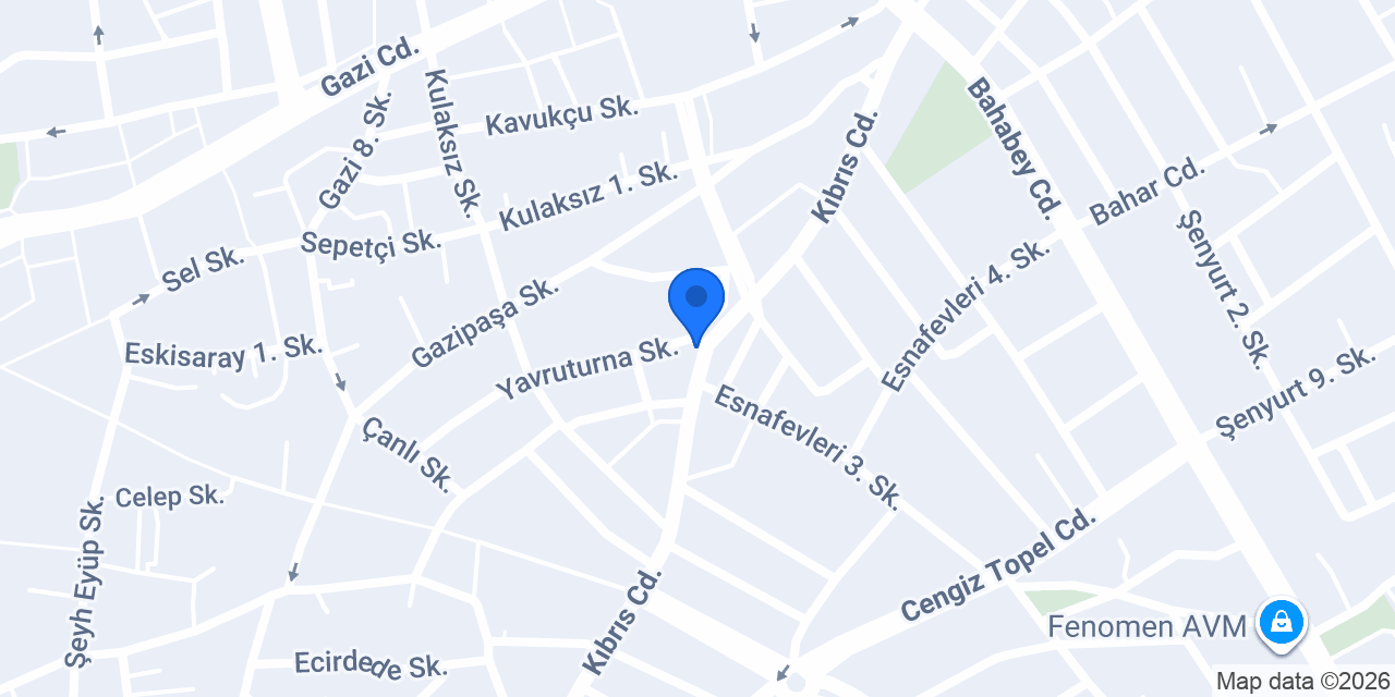 Șahane Organizasyon konumu