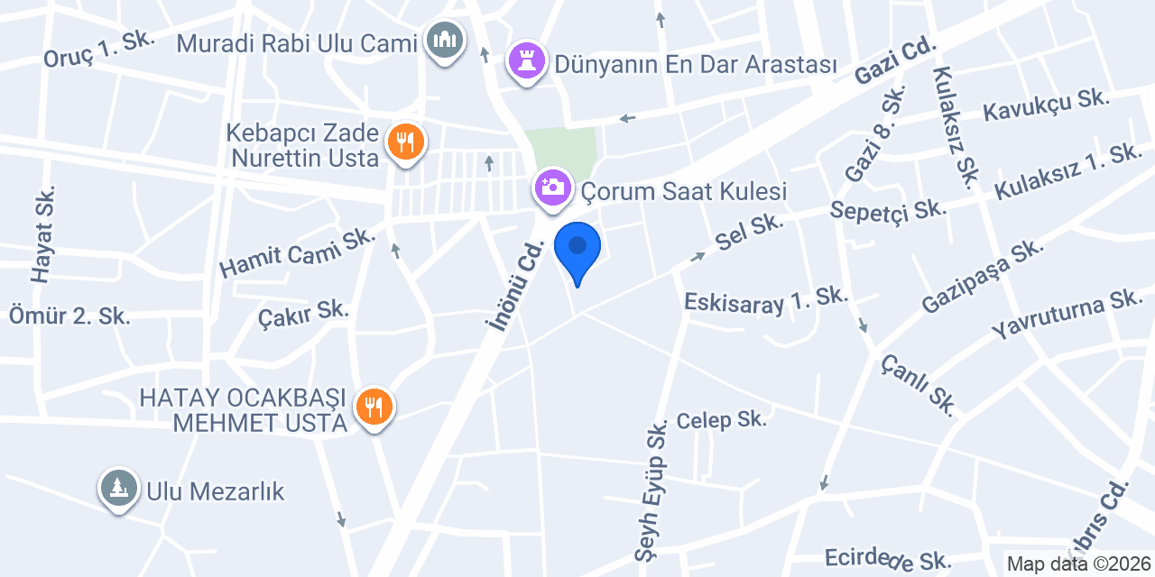 Şamlıoğlu Kuyumculuk konumu