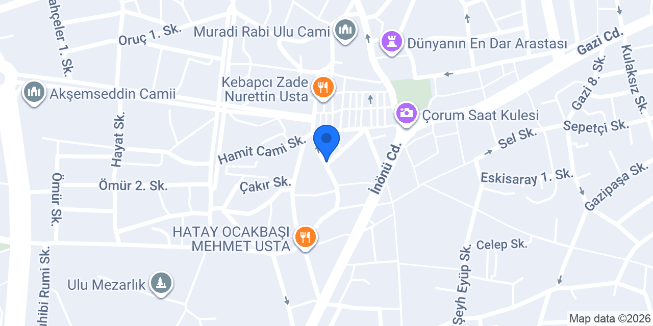 Nur Hırdavat konumu