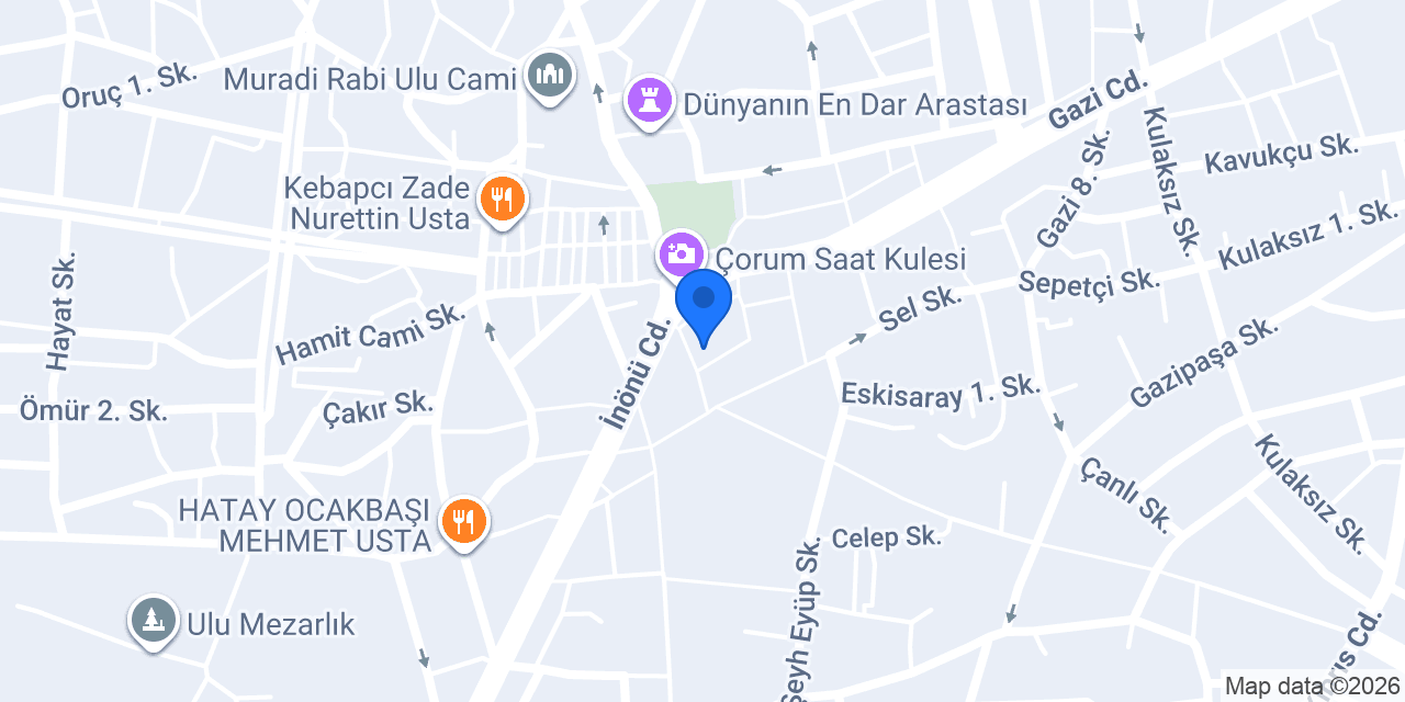 Kuyumdar Gümüş konumu