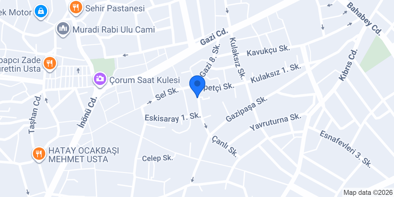 YAREN SHOP konumu