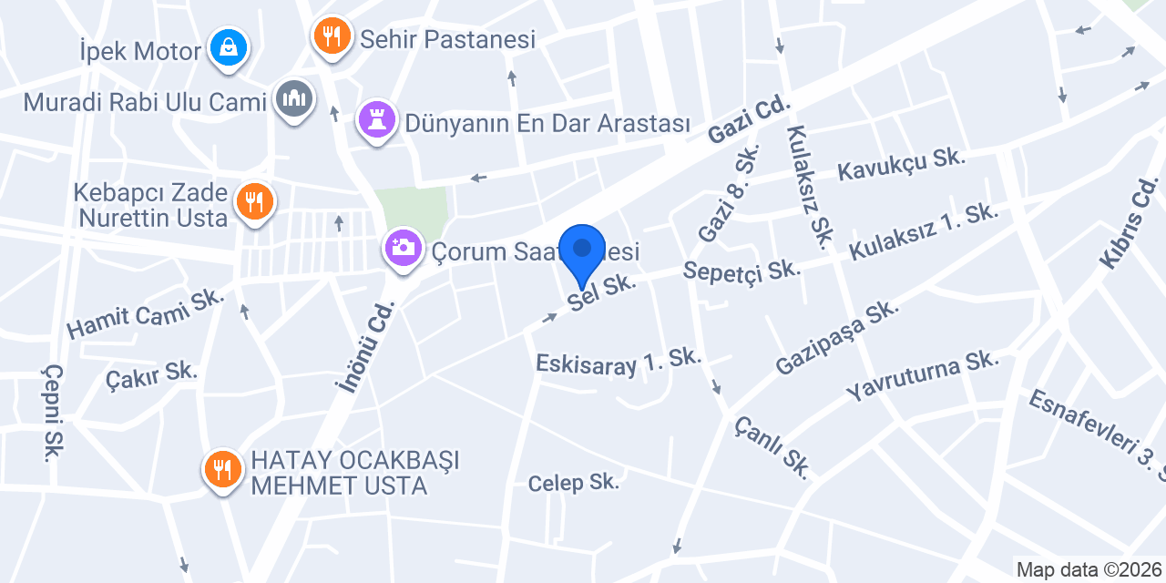 Ahmet GÜNDOĞU SMMM Bürosu konumu