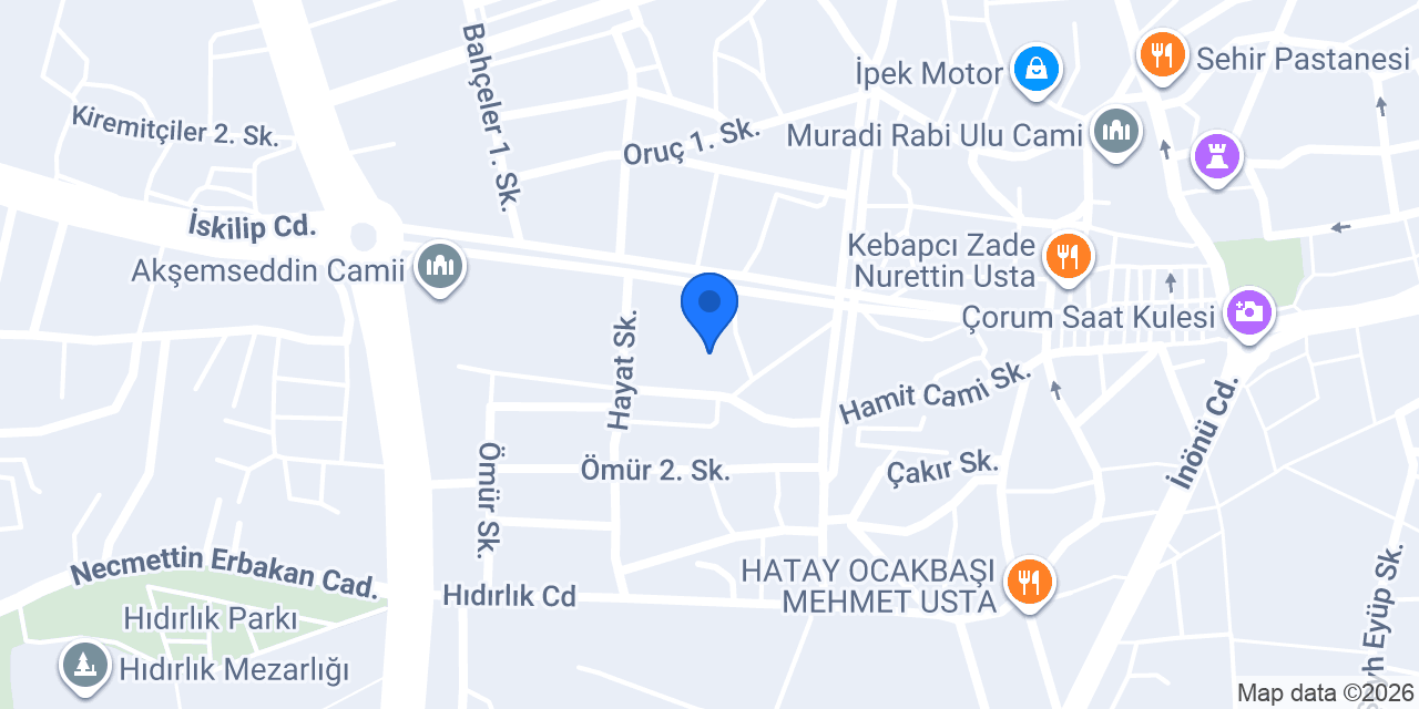 İnkılap Ortaokulu konumu