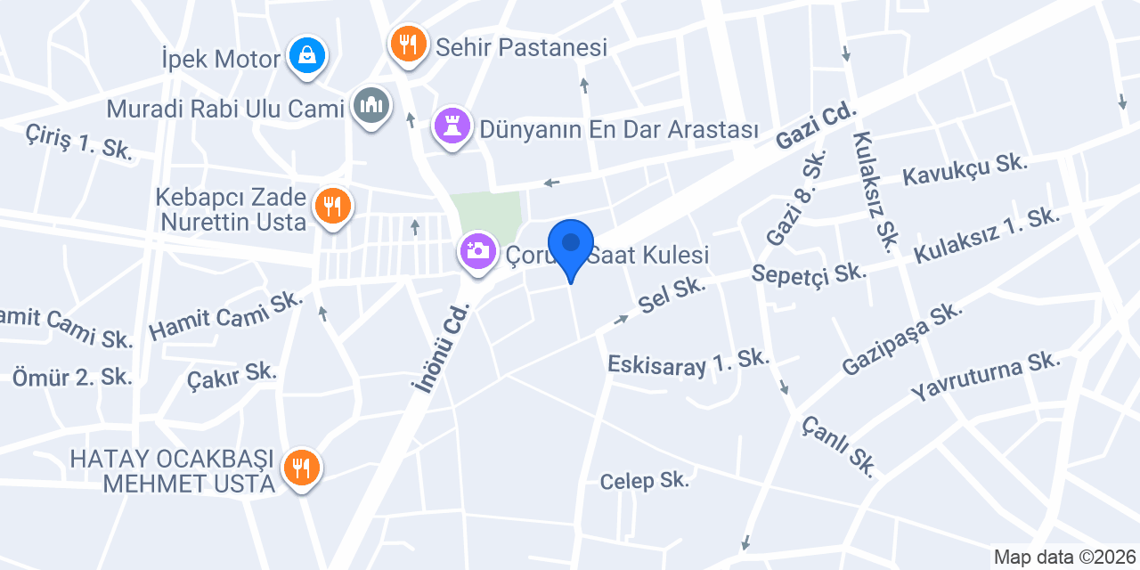 Açelya Çiçekçilik konumu