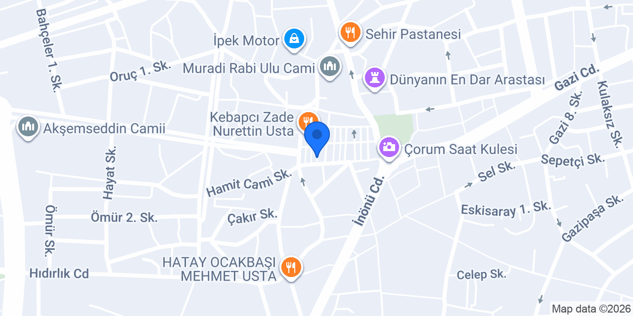 Aksu Veteriner Kliniği konumu
