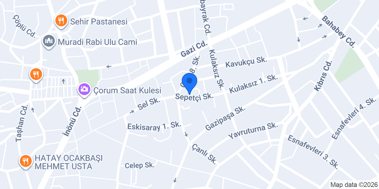 Fison Koç Çorum konumu