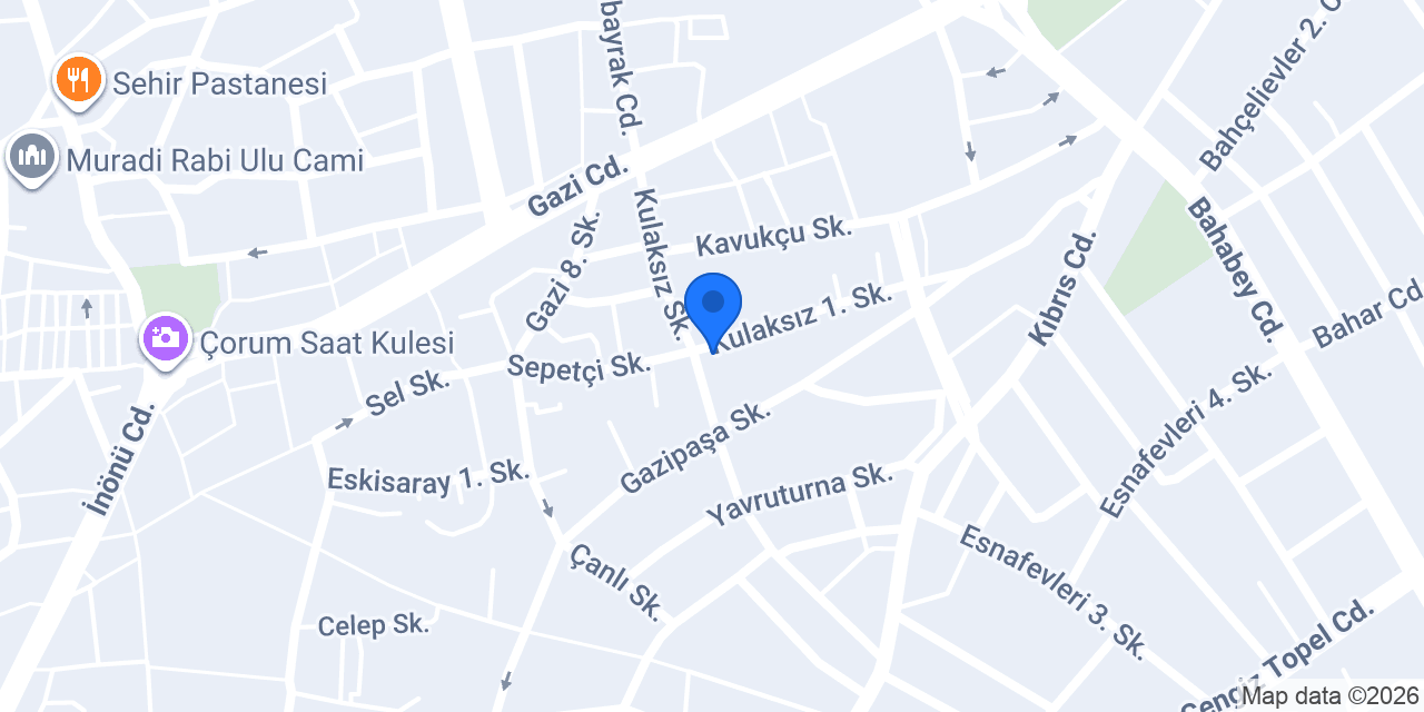 Ekmek Teknesi Fırını konumu