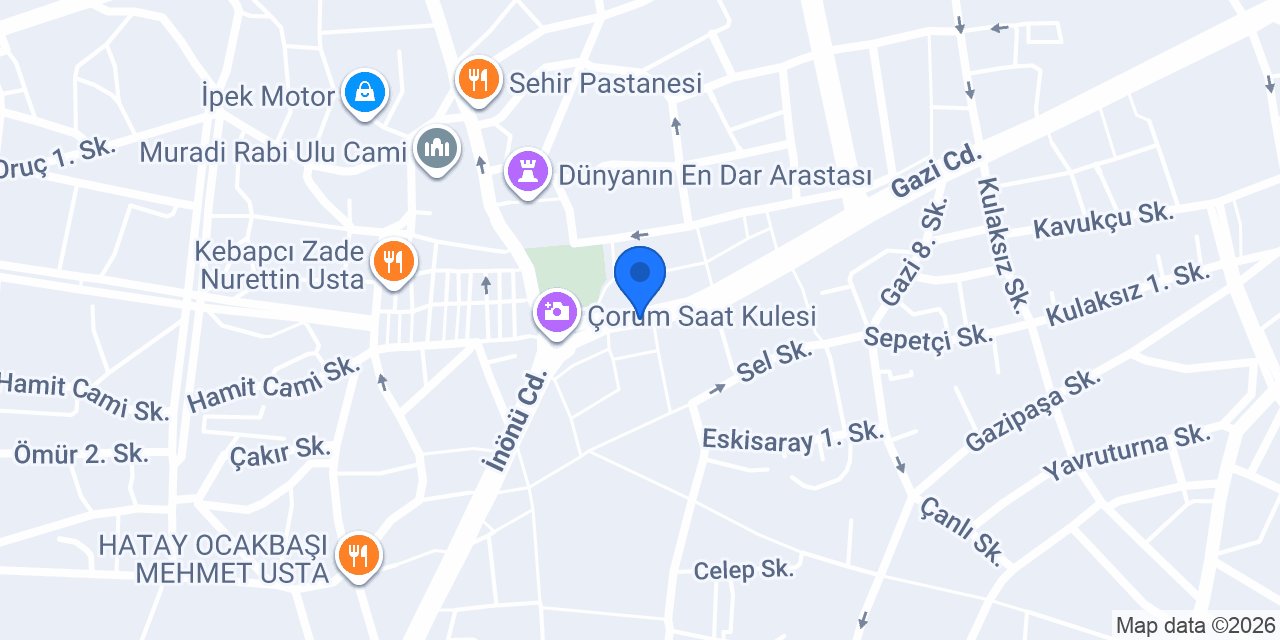 Bestaş Yol Yapı konumu
