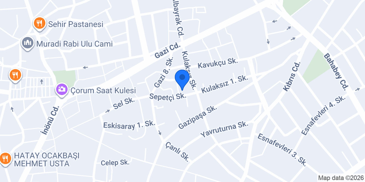 Mustafa DAMAR SMMM Bürosu konumu