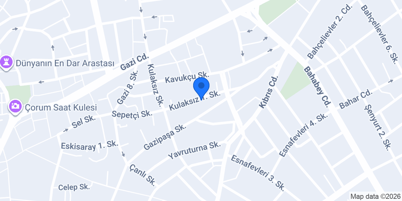 Kul Kız Apart konumu