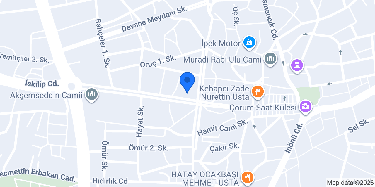Kızılırmak Sondaj Mühendislik konumu