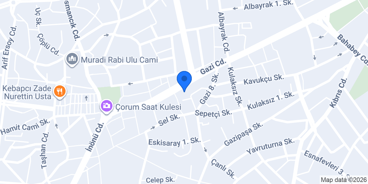 Çavuşoğlu Turizm Seyahat Acentesi konumu