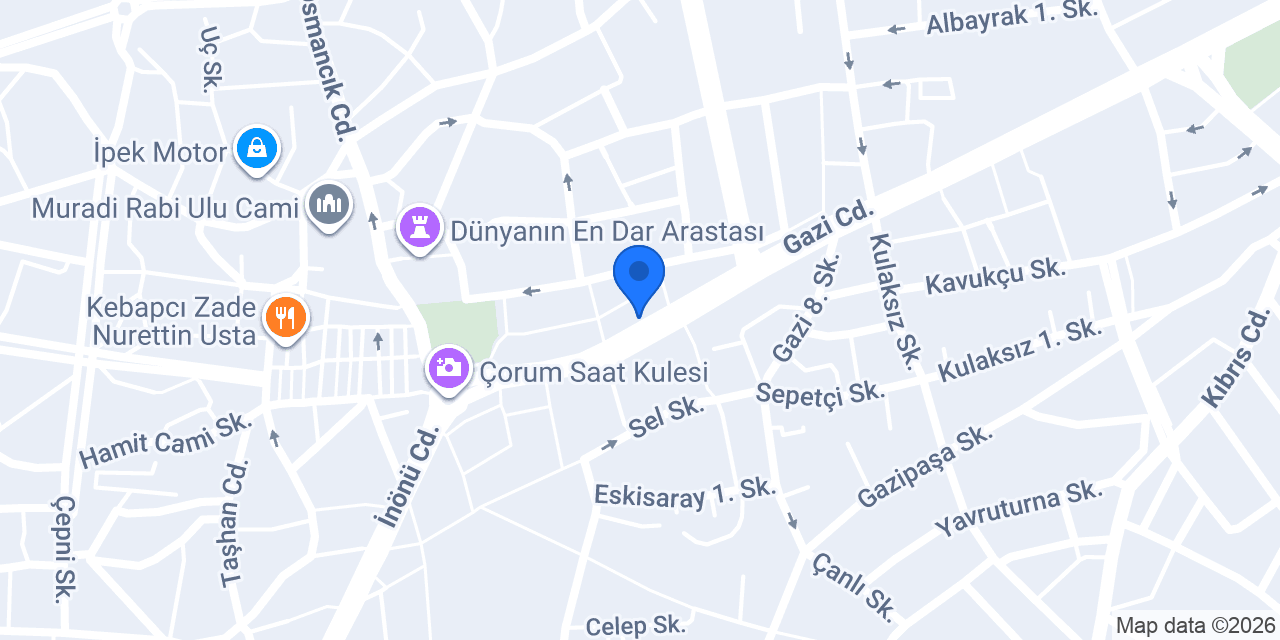 SMMM Hüseyin ONAR konumu