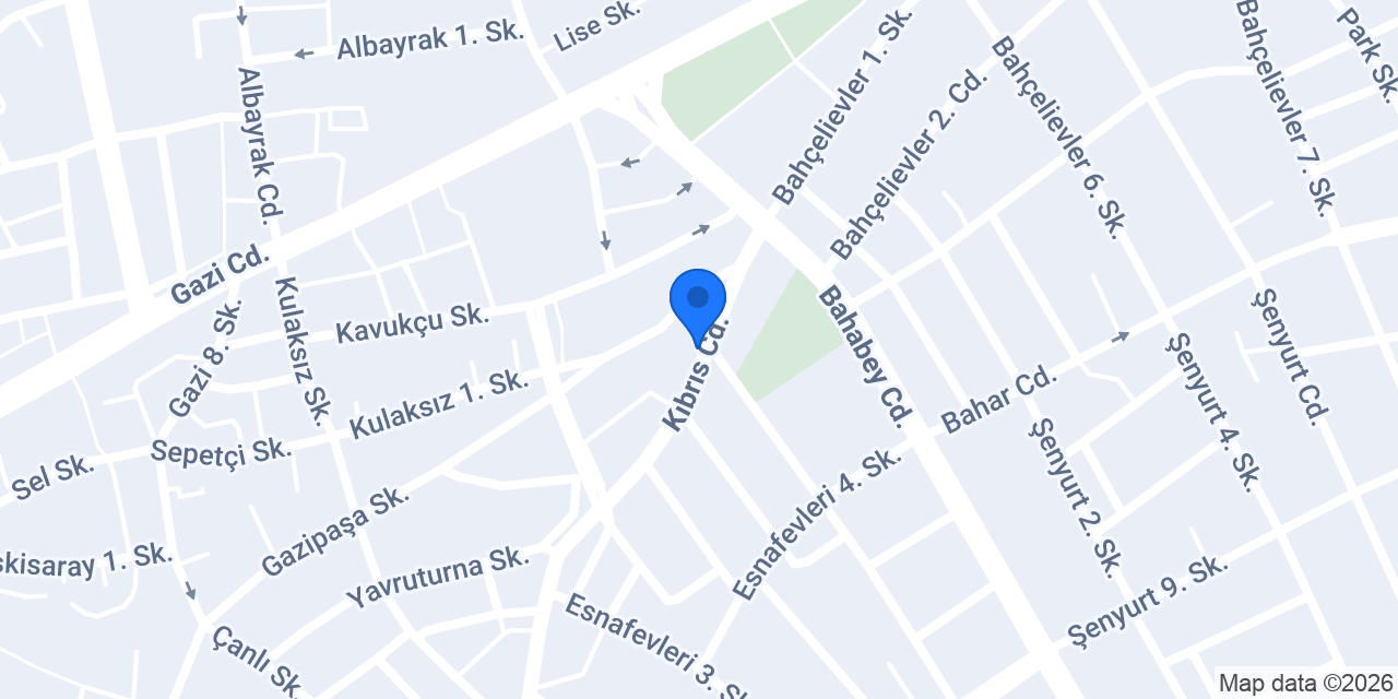 Altekinler Pide Salonu konumu