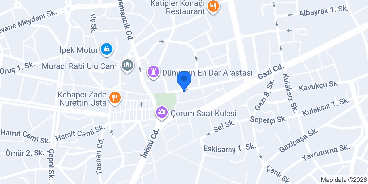 Özke Elektronik konumu