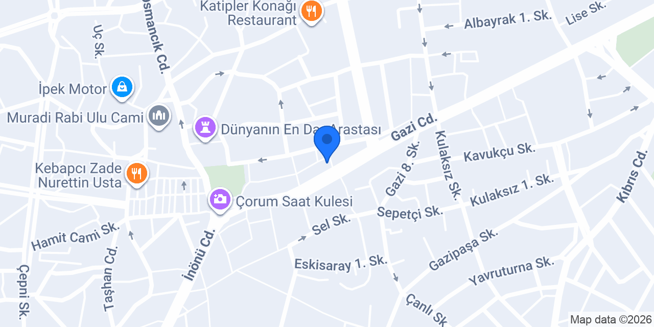 Ateş Giyim konumu
