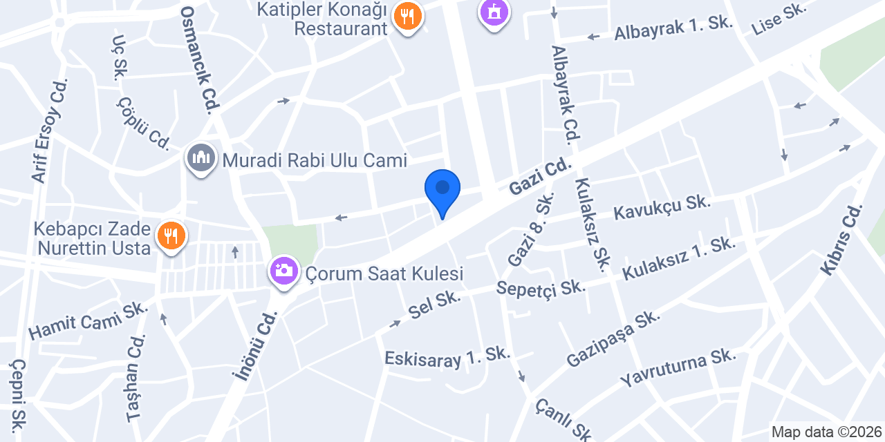 ÇORUM SRC KURSU konumu