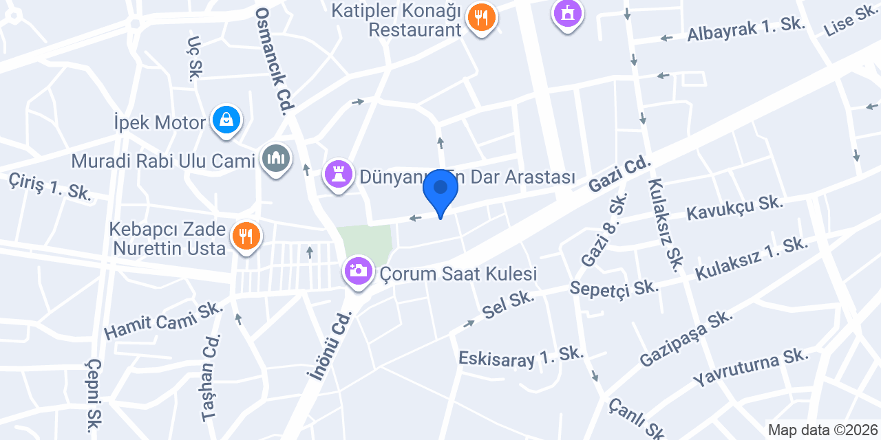 Rıfat Optik konumu