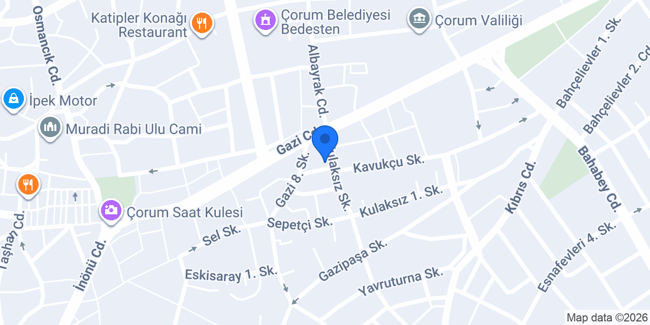 Martı Büro Sistemleri konumu