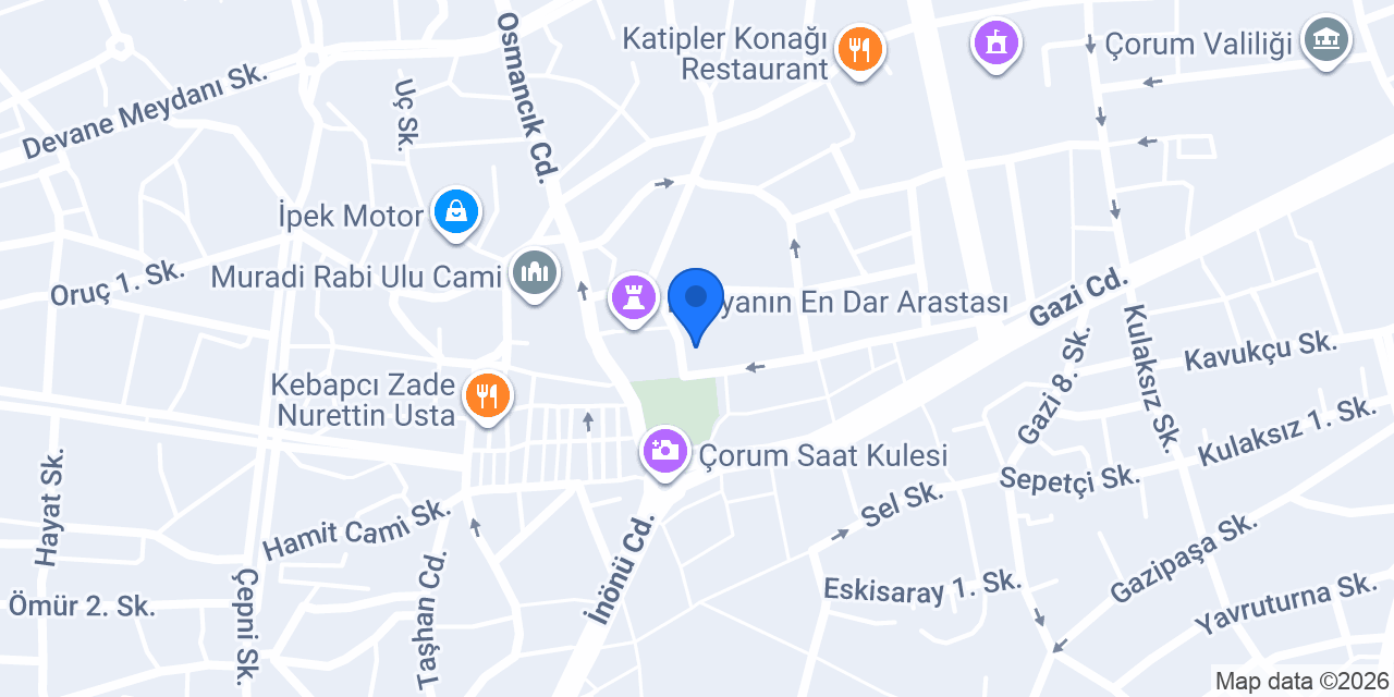 YK EMLAK konumu