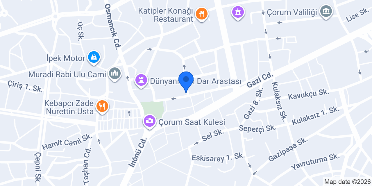 Diyetisyen Mine ÇOŞGUN konumu