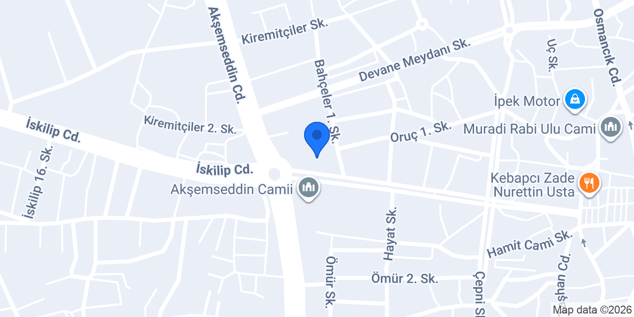 Çorum Belediye Başkanlığı konumu