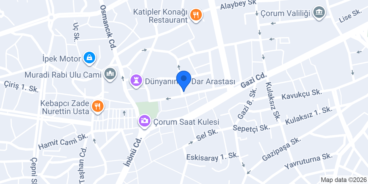 BUĞRA OPTİK & LENS konumu