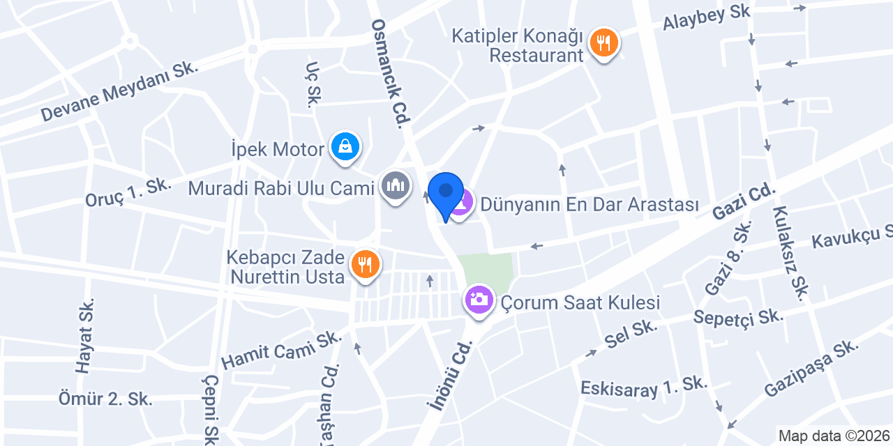 Parla Aksesuar konumu