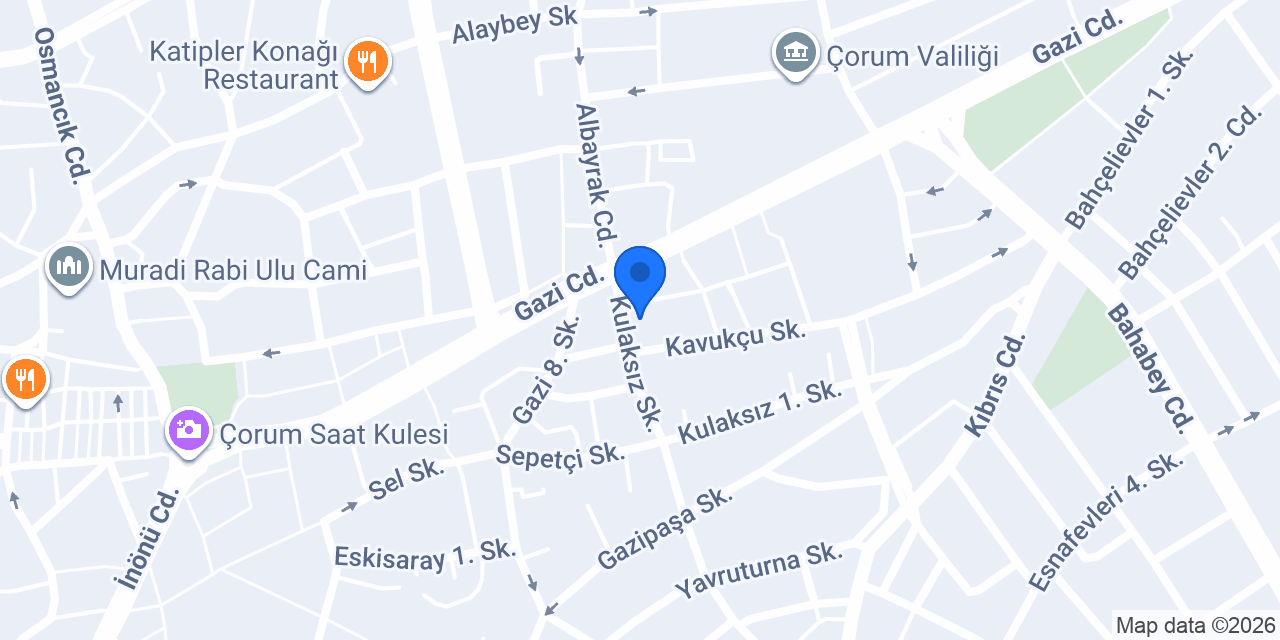 Yusuf Peker Diş Kliniği konumu