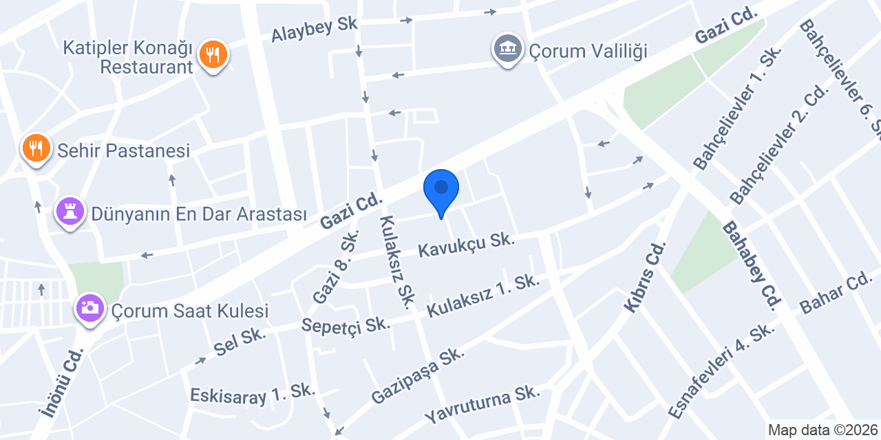 Ölçü Kurs konumu