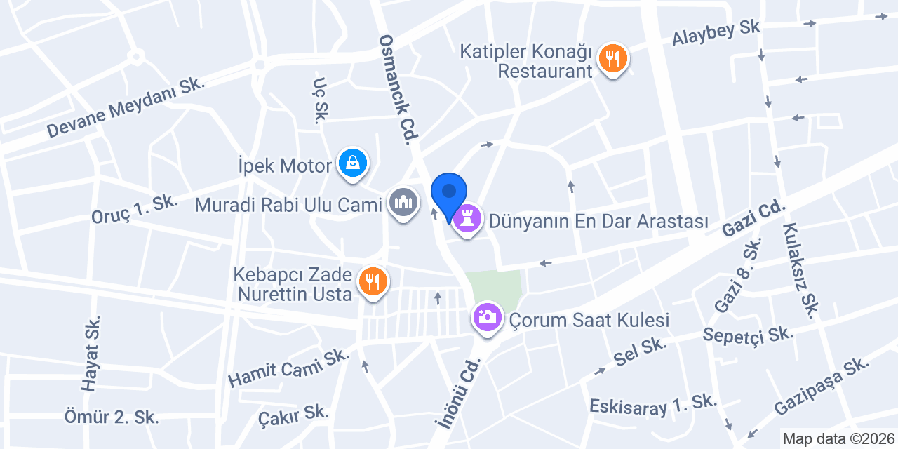 Adalet Pide Salonu konumu