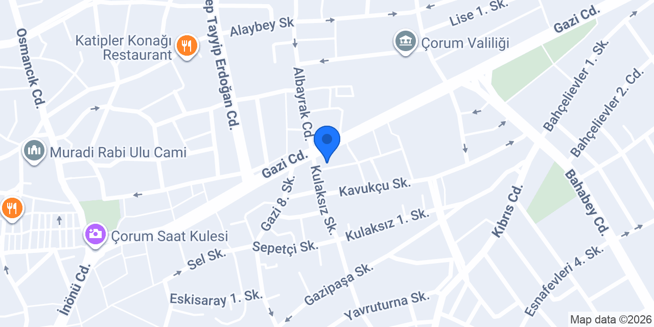 Avukat Buğra UTKU konumu
