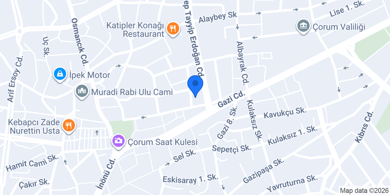 Bilgi Matbaa konumu