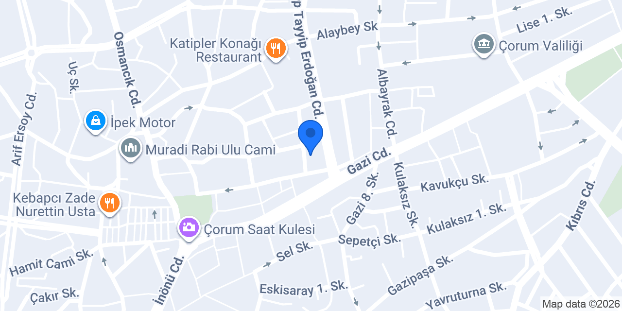 DOY DOY DÜRÜM ÇORUM konumu