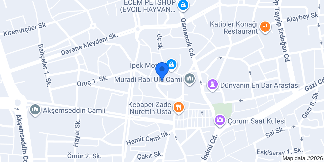 GÖKCE VETERİNER KLİNİĞİ konumu