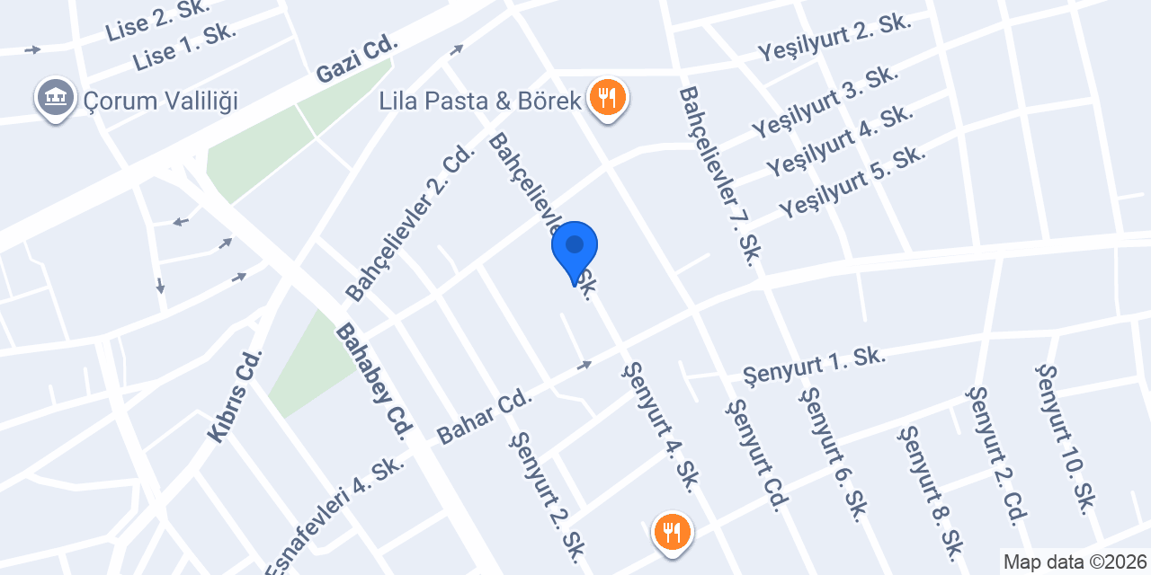 ÇINAR ELEKTRİK konumu