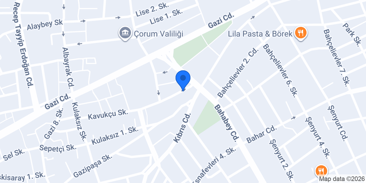 Gözde Ekmek Fırını konumu