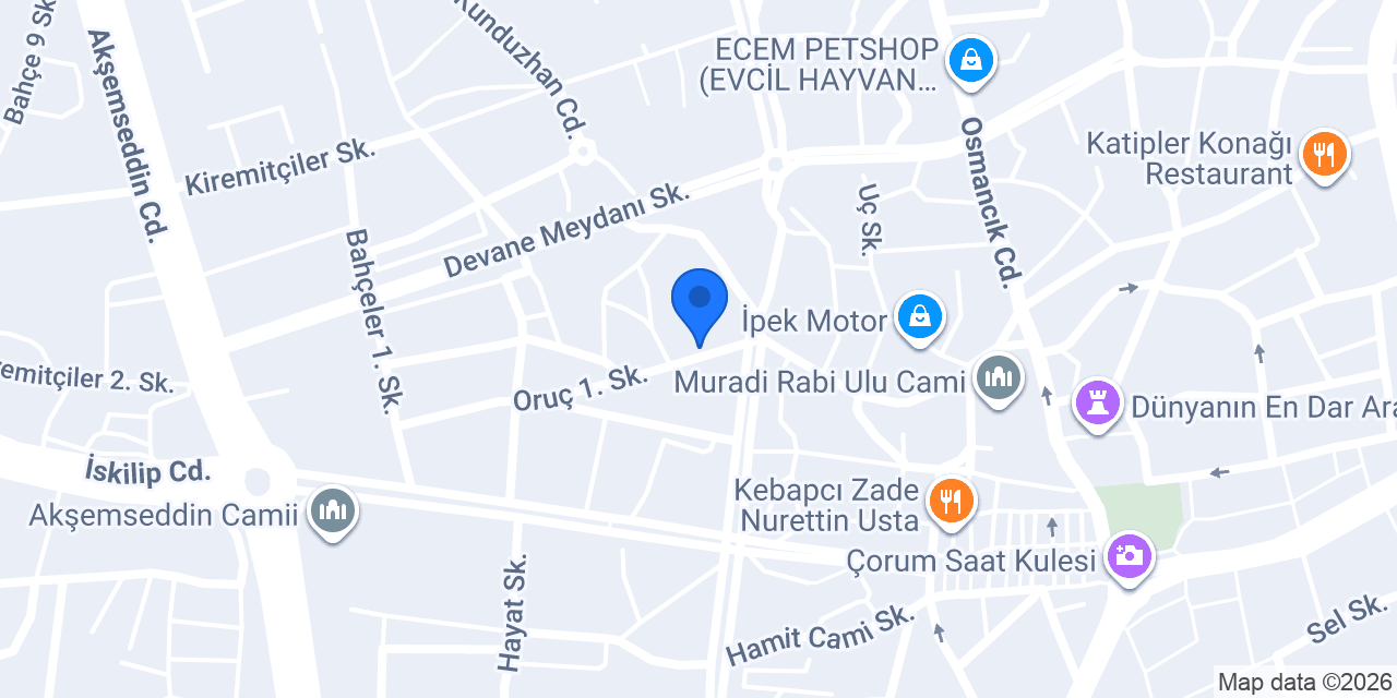Lastikci levent konumu