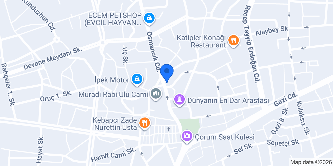 Sehir Pastanesi konumu