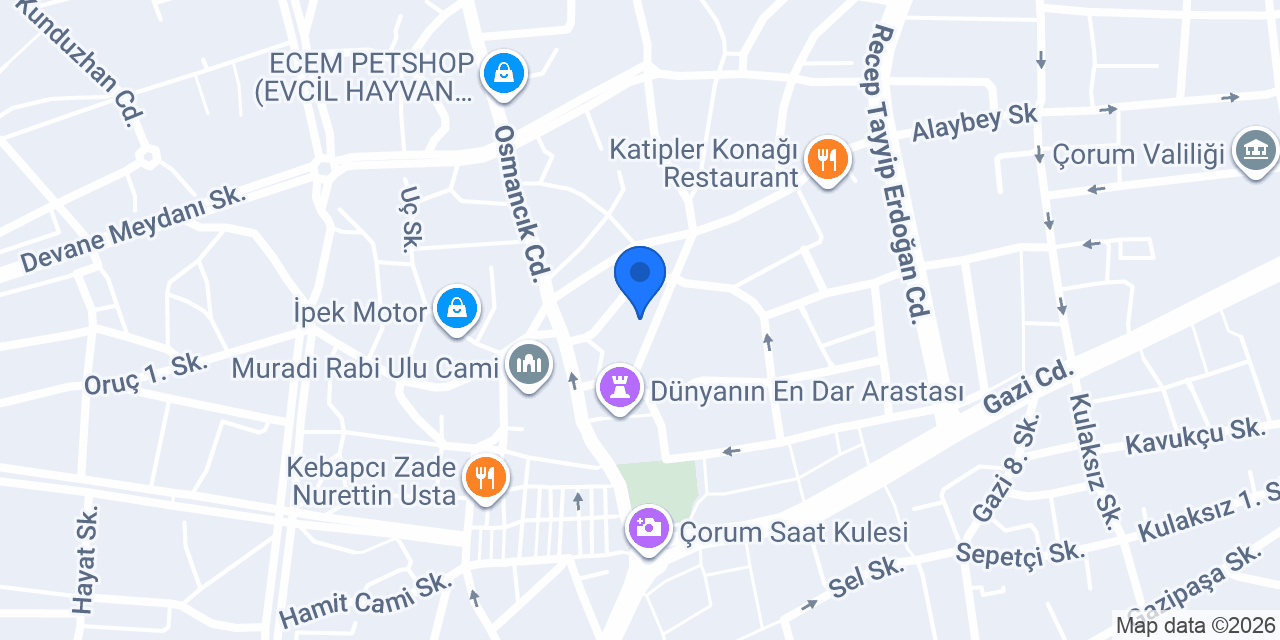Bercan Emlak konumu