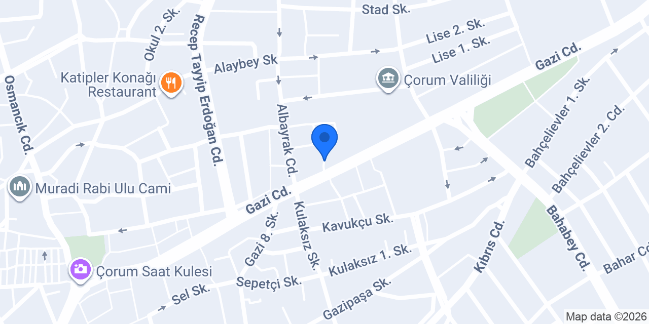 Hacıoğlu Baklava konumu
