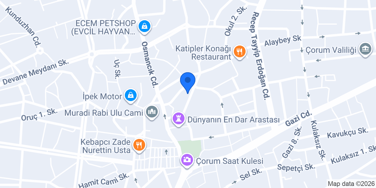 Küyükoğlu Emlak konumu
