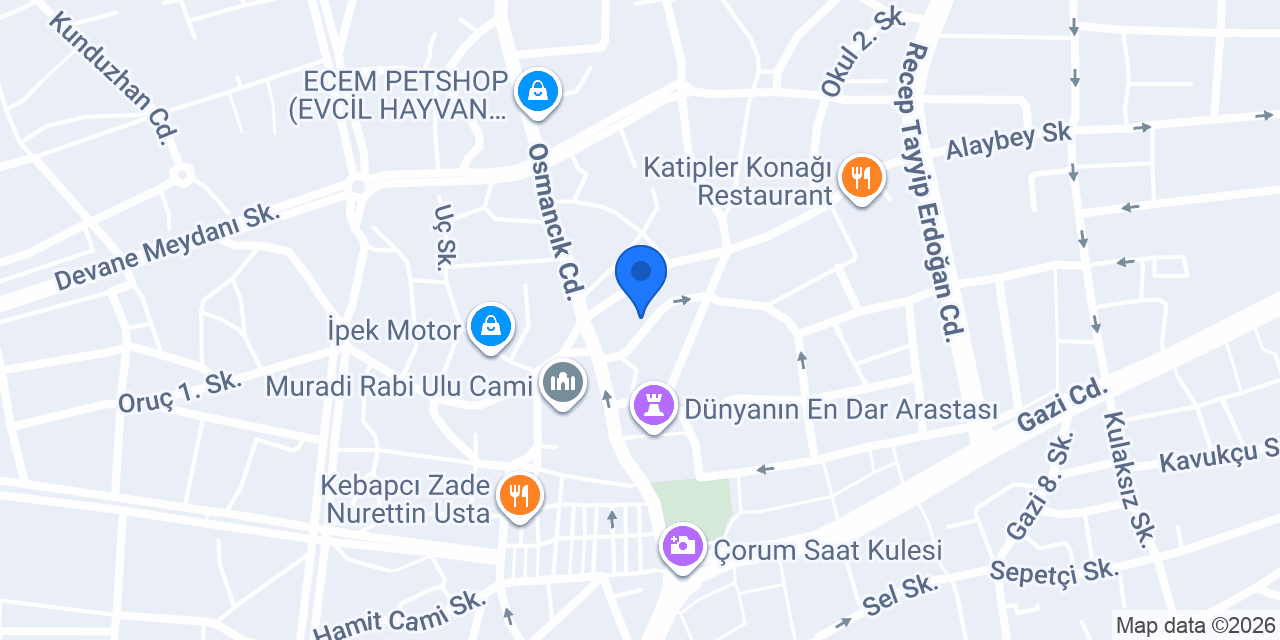 Sefam Halı Perde konumu
