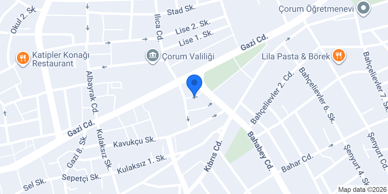 Av. ZEYNEP KÜBRA BARKOÇ konumu