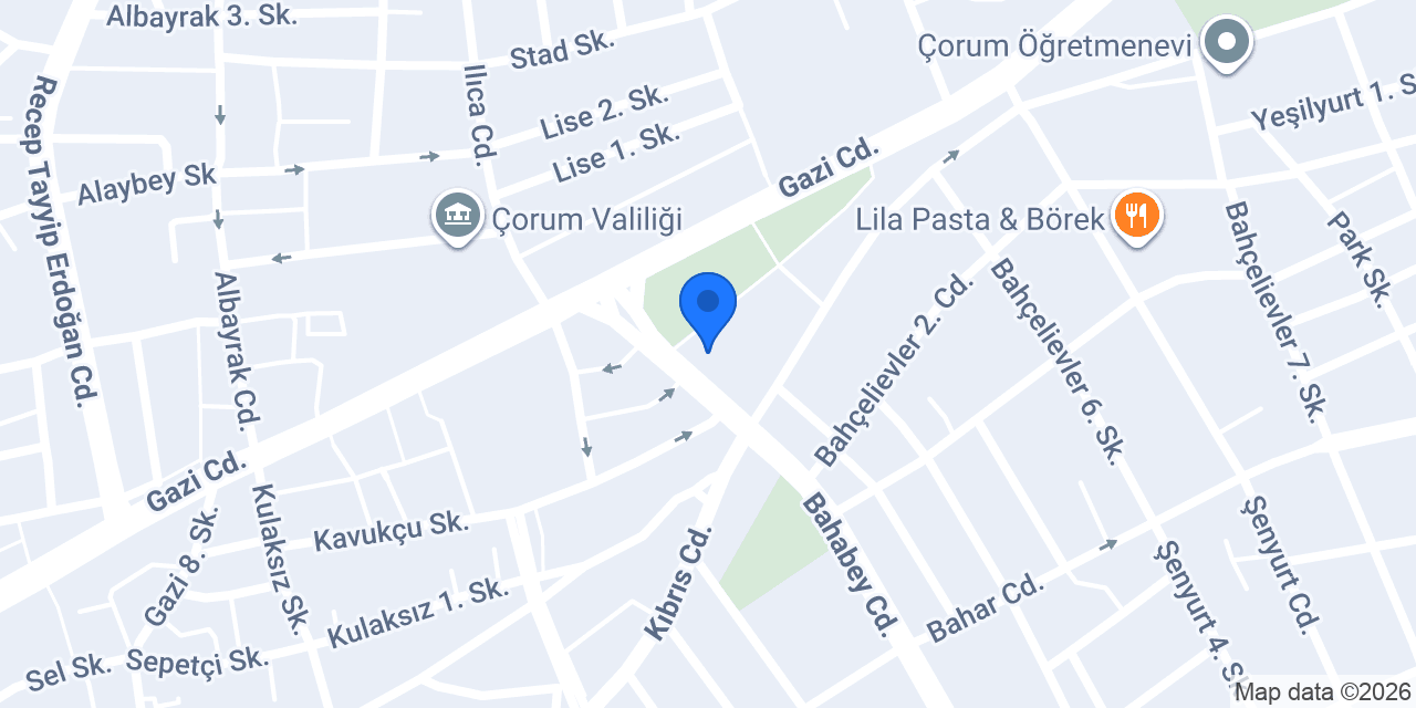 Hitit Döse Fırın konumu