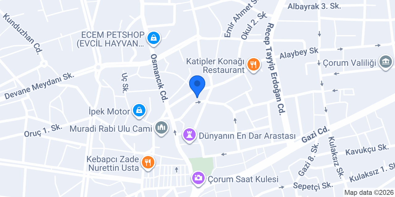 Sera Tekstil konumu