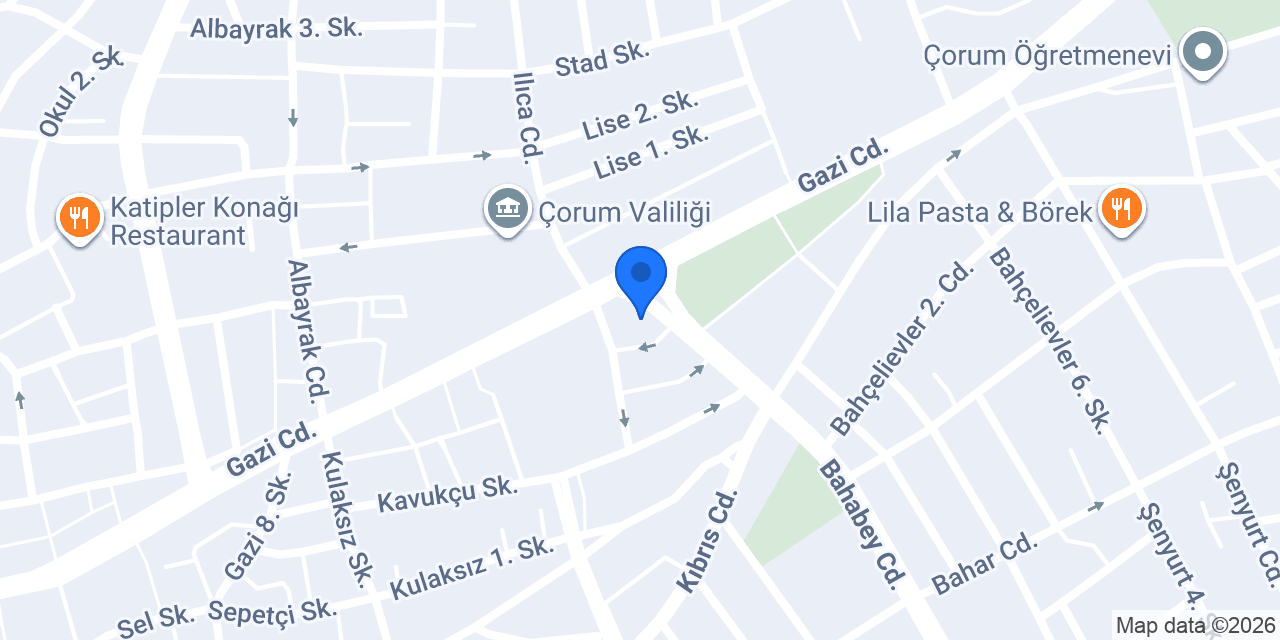 Lavmacun - Çorum Lahmacun konumu