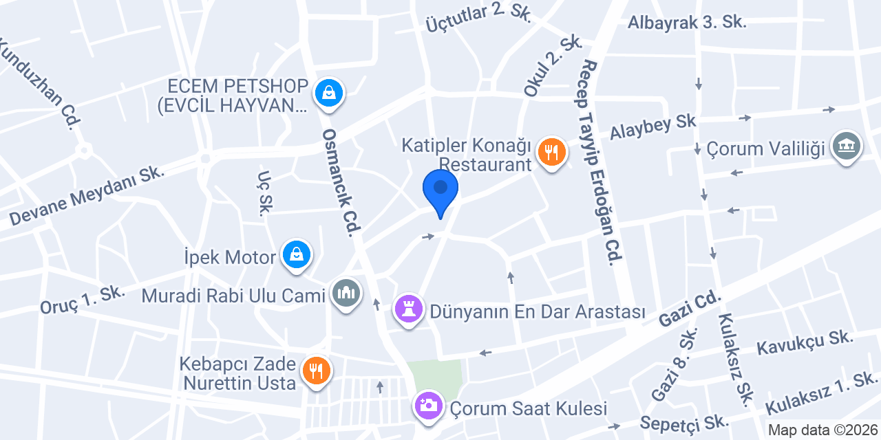 MEVA YAPI konumu