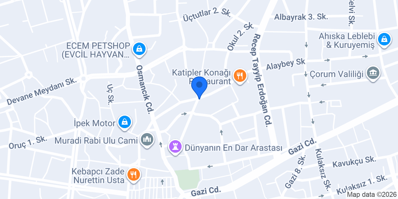 Berk Yapı Emlak konumu
